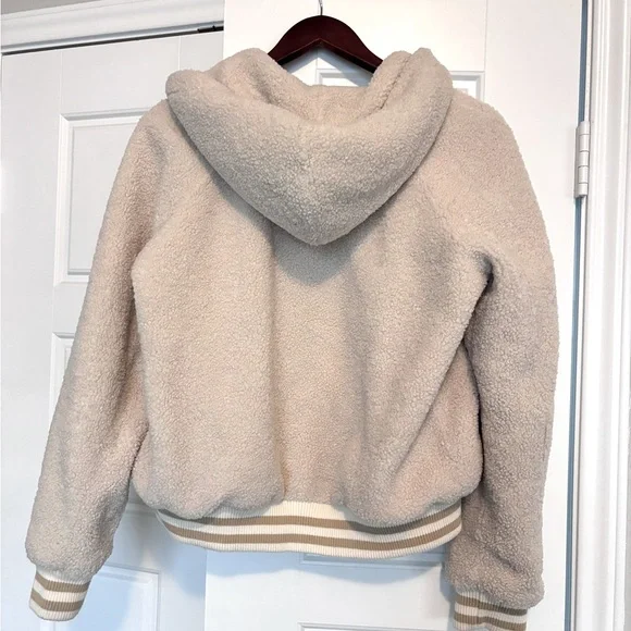 MOTHER The Zip Up Sherpa Hoodie S - Picture 2 of 4